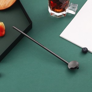Pajita de metal para beber, cuchara agitadora, hogar, cocina, restaurante, vajilla - Product Image 6