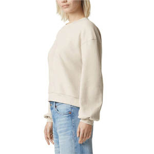 Sweat Surdimensionné Personnalisable Pour Femmes Grande Taille Col Ras Du Cou Coton Avec Tissu Éponge Sweat-shirts Design Imprimé Personnalisé - Product Image 5