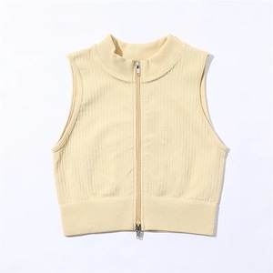 Yoga Set Ribbed Sports Bra Drawstring Crop <b>Top</b> Breathable Front Sportswear Mid <b>Waist</b> Half Sleeve Workout Fitness Suit Gym - Product Image 5