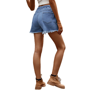 Short de basket-ball décontracté et solide pour homme, respirant, confortable, séchage rapide avec fermeture à la taille élastique, teint en plaine - Product Image 5