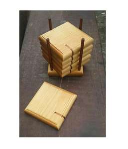 Top Class Quality Wooden <b>Coaster</b> Specially Design Most Demanding Use for <b>Table</b> Decor in Wedding Party Bar Restaurant - Product Image 2