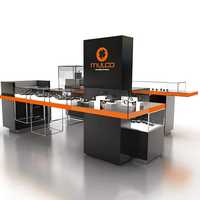 Étagère d'affichage LED, Meuble d'affichage LED, Étagère de présentation pour magasin de vêtements, Comptoir-bar LED, Vitrine pour boulangerie, Meuble-bar pour pop-up store