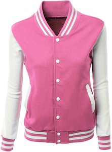 Chaqueta Bomber de Alta Calidad para Mujer, Nuevo Diseño, Estilo Universitario, Tejida, Invierno, Estilo Béisbol Urbano - Product Image 3