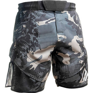 Pantalones Cortos de MMA Hechos a Medida, Transpirables, de Punto, Cintura Media, Estilo Casual de Combate, con Estampado Sublimado y Logotipo Bordado, Venta al Por Mayor - Product Image 4