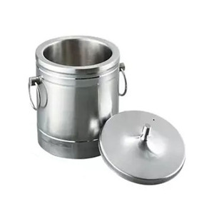 ถังใส่น้ำแข็งสองชั้นแบบพกพาใช้งานได้จริงถังไวน์ทรงตรงแบบมีที่จับ - Product Image 4