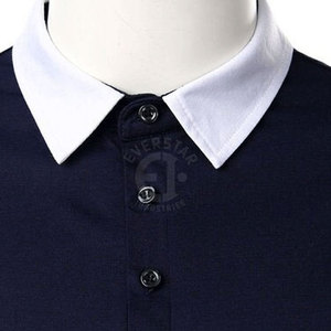Impresión de logotipo personalizado Polos al por mayor Tallas grandes Hombres Polos transpirables Polos de calidad superior para hombres - Product Image 6
