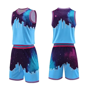Conjunto de uniformes de baloncesto de secado rápido de alta calidad OEM al por mayor ropa deportiva de poliéster Bsci talla XS transpirable de alta calidad - Product Image 1