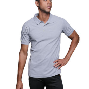 Camisetas Polo de manga corta de algodón 100% con logotipo personalizado para hombre antiarrugas Smart Fit - Product Image 1