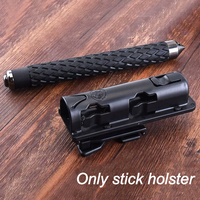 Étui de ceinture tactique extensible en ABS de haute qualité pour bâton, rotation à 360 degrés, ouverture supérieure, pour défense personnelle