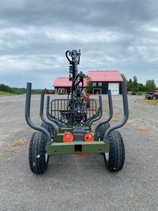 2023 équipement en bois électrique avec remorque routière légale 1 an de garantie pour la charge de ferme forestière état neuf utilisé - Product Image 3