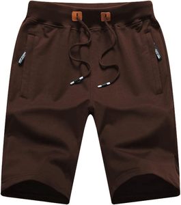 Short de jogging décontracté à la mode pour hommes, en molleton de coton avec décoration en dentelle, logo personnalisable et options vierges - Product Image 1