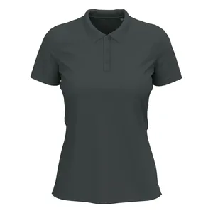 เสื้อโปโลผู้หญิงแบบยืดได้สำหรับการขายส่งเพื่อการส่งเสริมการขาย - Product Image 4