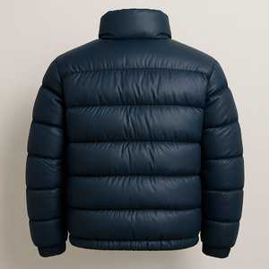 Veste d'hiver rembourrée en cuir d'agneau véritable moderne offrant un confort thermique amélioré, veste matelassée douce au design contemporain - Product Image 6
