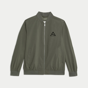 Chaqueta Bomber de Invierno de Alta Calidad con Cuello Alto, Impermeable y Ecológica, con Logotipo Personalizado en la Parte Delantera, Disponible al por Mayor - Product Image 3
