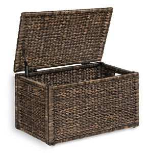 กล่องเก็บของขนาดใหญ่ ฝาปิด ทำจากเส้นใยธรรมชาติ รูปทรงกระบอก สำหรับจัดระเบียบของใช้จำเป็น - Product Image 3