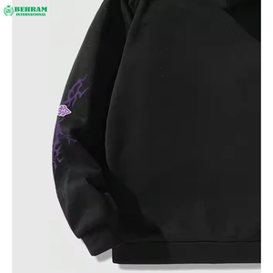 Sweat-shirts à capuche zippés en molleton/éponge française 2026, coton épais, unisexe, coupe classique, impression DTF/DTG personnalisée, respirant, séchage rapide, hiver - Product Image 4