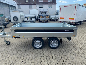 Nouveau benne arrière de remorque benne 2500, 2.5 à., pompe électrique, 259x143x35cm - Product Image 5