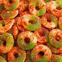 Bonbons gélifiés en vrac, épicés, sucrés, acidulés, halal, vente en gros personnalisée, tendance TikTok