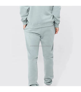 Ensemble de survêtement en coton respirant pour homme avec logo personnalisé OEM, capuche réfléchissante, style uni pour adultes en hiver - Product Image 3