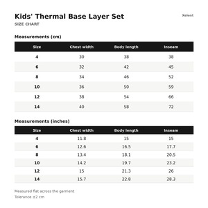 Ensemble de sous-vêtements thermiques deux pièces pour enfants (haut et bas) 160 GSM, vente en gros OEM - Product Image 6