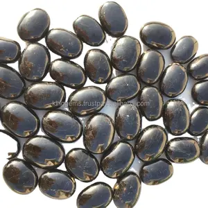 Cristales de piedra de Palma de turmalina negra Natural más vendidos al por mayor artesanías de piedra semipreciosa de estilo Feng Shui para curar - Product Image 1