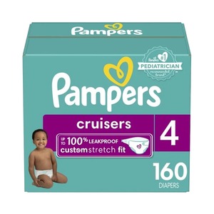 ผ้าอ้อมเด็ก Pampers ผ้าอ้อมเด็กแบบใช้แล้วทิ้งขนาด4 (160) ผ้าอ้อมยืดได้ตามต้องการ - Product Image 6