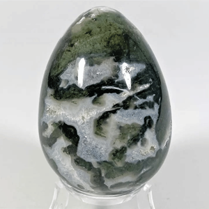 Cristal de guérison d'oeuf d'agate de mousse naturelle en gros du fabricant de confiance pour la décoration intérieure équilibrage de l'énergie Style de pierres précieuses amour - Product Image 5