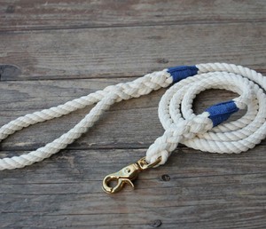 Customization Cotton Rope Dog Leash / <b>Collar</b> - Product Image 1