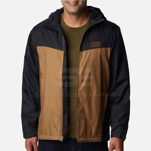 Veste coupe-vent d'hiver personnalisable pour hommes Nouveau design Taille adulte à capuche - Product Image 4