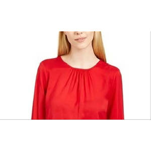 Haut tissé décontracté pour femme Calvin Klein, rouge, taille extra large - Product Image 2