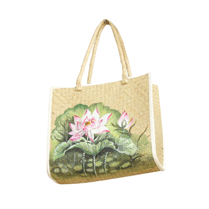 Producto caliente Estilo sostenible Cumple con la artesanía artesanal en nuestra colección de bolsas de jacinto de agua con alta calidad - Product Image 1