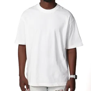 Custom Casual Men T shirts Wholesale Custom Plain White Solid Color 100% Cotton Crew Neck T shirts for sale