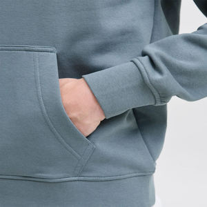 Sweat-shirt à capuche oversize XL pour homme, en molleton épais de haute qualité, à épaules tombantes, 100% coton, effet vieilli perlé et délavé à l'acide - Product Image 4