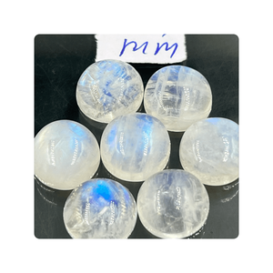 เครื่องประดับพลอยเทียมสีกรมท่ามูนสโตนขนาด13x13มม. - Product Image 1