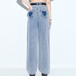 กางเกงยีนส์เดนิมผู้หญิงแฟชั่นฤดูหนาวทรงสกินนี่สไตล์ลำลองสำหรับใส่เดินเล่น ผลิตจากโรงงานในปากีสถาน คุณภาพสูง เหมาะสำหรับใส่ทำงานกลางแจ้ง ขายส่ง - Product Image 5