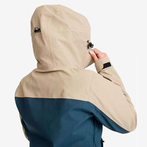 Custom Women's Soft Shell <b>Jacket</b> Breathable Waterproof Canvas Zipper Front Solid Pattern Outdoor Winter <b>Jacket</b> - Product Image 5
