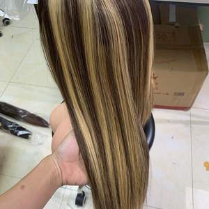 Vietnamien 100% Extensions de cheveux bleus droits en os non transformés sans enchevêtrement sans perte Machine de haute qualité Double prix de gros - Product Image 4