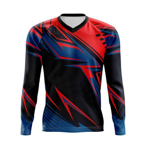 Jersey de Motocross Sublimado de Alta Calidad, Personalizable con Logotipo, Jersey de Carreras de Motocross al Por Mayor - Product Image 1