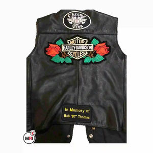 Nouveau gros hommes tactique moto gilet veste 100% Faux cuir taille manteau supérieur chaud avec coton matériau de remplissage - Product Image 2