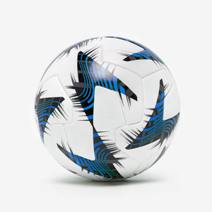 2025 tamaño oficial 5 balón de fútbol para interiores 12 paneles pegado con calor sin costuras 450g PU TPU plegable de alta durabilidad logotipo personalizado termo unido - Product Image 5