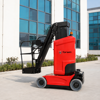 Plateforme élévatrice verticale autopropulsée électrique avec flèche, hauteur de travail 11200 mm, capacité 200 kg