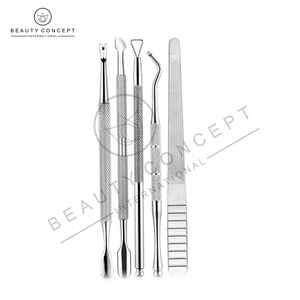 Empujador de cutículas de piel muerta de acero inoxidable para eliminar uñas, juegos de empujador de cutículas de uñas de doble extremo ambiental por concepto de belleza - Product Image 2