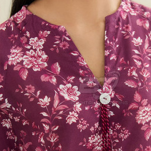 ชุดเสื้อผ้าชาลวาร์ คามีซ แบบ 2 ชิ้น สำหรับผู้หญิง ผ้าฝ้ายพิมพ์ลาย ขายส่ง เสื้อผ้าสำเร็จรูปจากปากีสถาน - Product Image 2