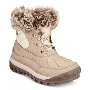 Stivali Antiscivolo per Clima Freddo Bearpaw da Donna Modello Becka, Beige, Taglia 8 - Product Image 1