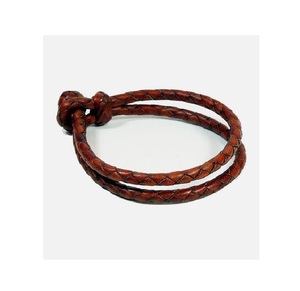 Nouveauté Bracelet en cuir à fermoir magnétique style punk pour homme Bracelet en cuir tressé à double couche - Product Image 1
