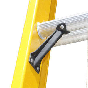 Escalera de paso plegable de aluminio fuerte con plataforma antideslizante extra ancha para el hogar, la cocina y el mantenimiento - Product Image 4