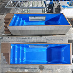 Piscine hors sol en fibre de verre avec pompe intelligente extérieure, prête à l'emploi, piscine de jardin - Product Image 6