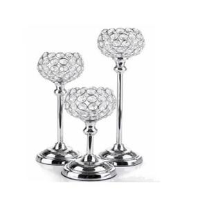 Supports métalliques décoratifs pour la maison Pièce d'appoint Petites tailles Table à manger Pilier de bougie en or Support décoratif en métal en or - Product Image 5