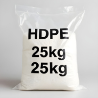 Granulés de résine HDPE vierge de qualité alimentaire et filmique, fibres PE80 PE100, matière première transparente de haute qualité, 25 kg/sac - Vente chaude