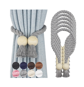 Hand Made <b>Curtain</b> <b>Tiebacks</b> Holder Macrame Rope <b>Curtain</b> Gift Accessories Adjust Length Freely Top Selling Product - Product Image 6